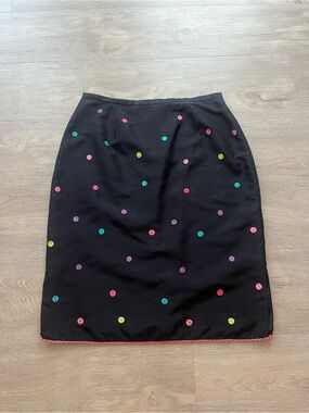 S.L.B Sunny Leigh vintage 90’s polka dot midi skirt
